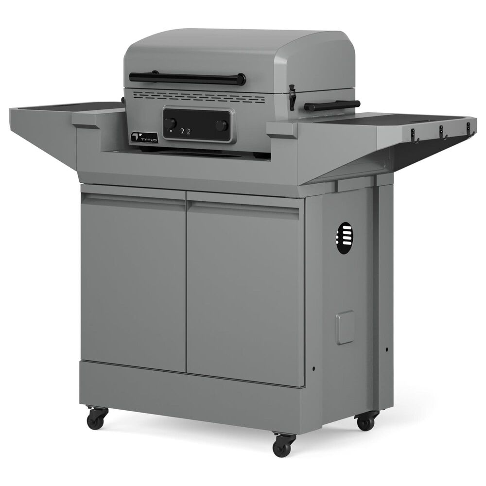 Tytus Anaheim and Emberwood 3-Piece Modular Duo with Tabletop Grill and Griddle in Gunmetal Gray, , large