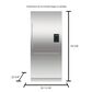 Fisher & Paykel 16.8 Cu. Ft. Integrated 36" Bottom Freezer Refrigerator in Stainless Steel, , large