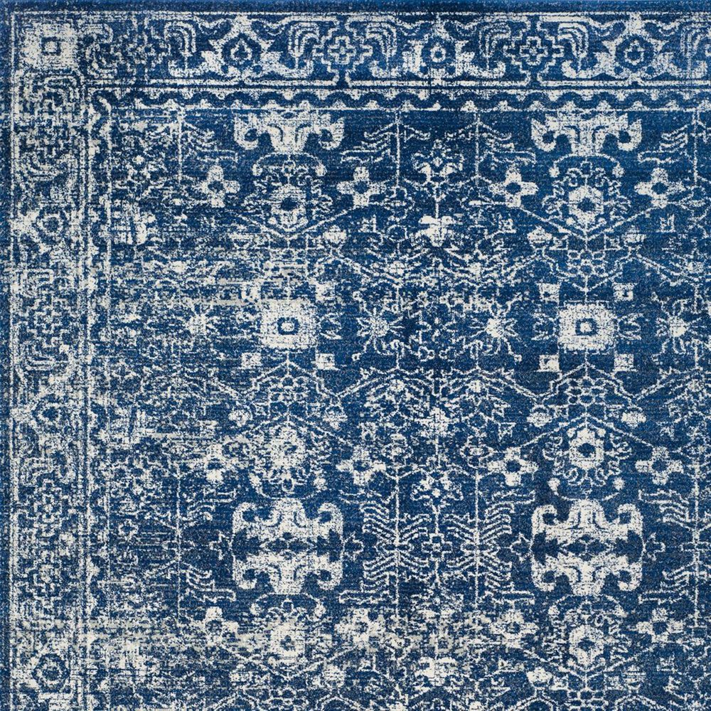 Safavieh Evoke EVK270A 2&#39;2&quot; x 15&#39; Navy and Ivory Runner, , large