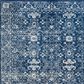 Safavieh Evoke EVK270A 2"2" x 15" Navy and Ivory Runner, , large