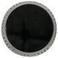 Hearth and Haven Ruby Outdoor Barrel End Table with Lace-Cut Design in Black, , large