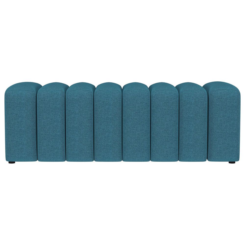 Pacific Landing Summer Accent Bench in Peacock Blue, , large