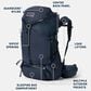 YETI Skala 50L Men"s Hiking Backpack in Classic Navy - L/XL, , large