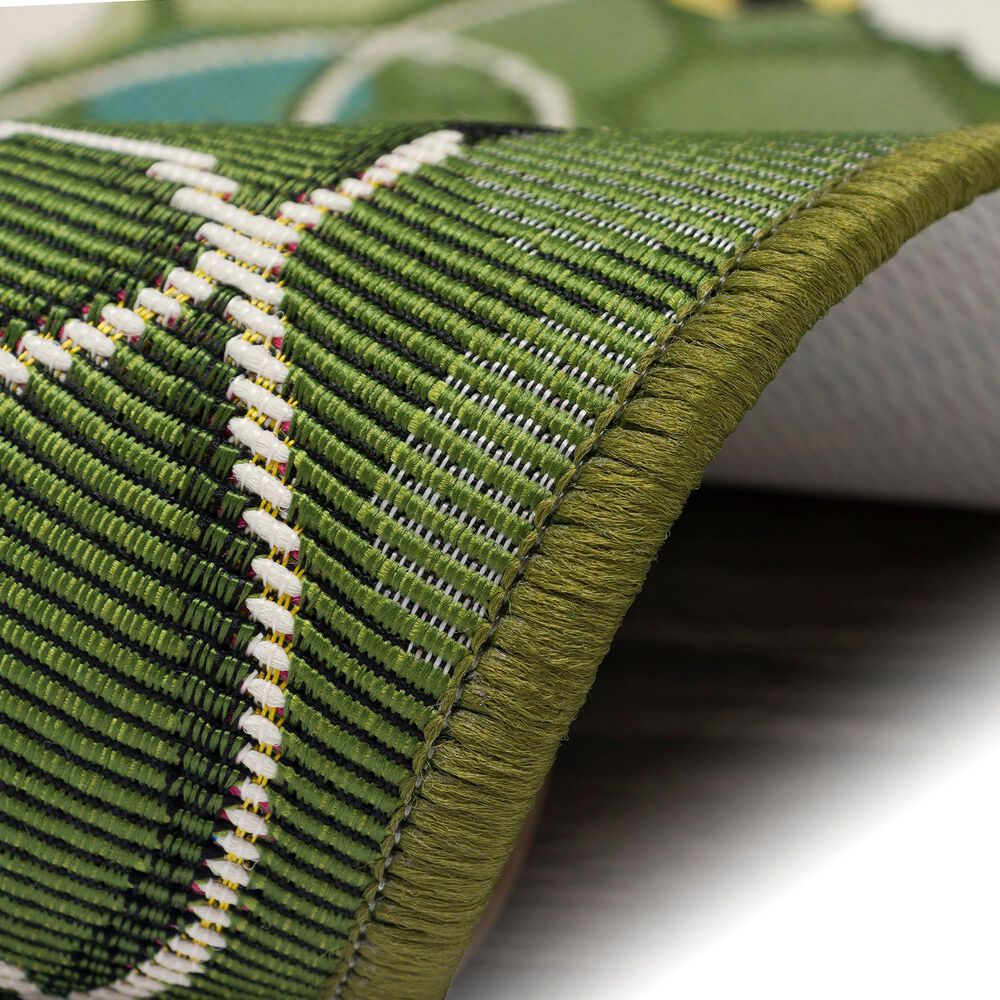 Trans-Ocean Import Liora Manne Esencia Bee Green 2&#39; x 2&#39;10&quot; Indoor/Outdoor Area Rug, , large