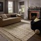 Loloi Bleecker Natural and Charcoal 6"7" x 9"3" Area Rug, , large