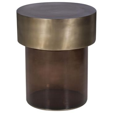 Vanguard Furniture Mia Spot Table with Glass Top in Sienna, , large