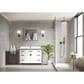Lexora Home Ziva 48" Single Bathroom Vanity in White with 2 cm White Quartz Top and Rectangular Sink, , large