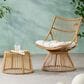 Hearth and Haven Elaine 2-Piece Patio Chat Set with Beige Cushion in Light Brown, , large
