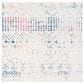 Safavieh Tulum 6"7" Square Ivory and Blue Area Rug, , large