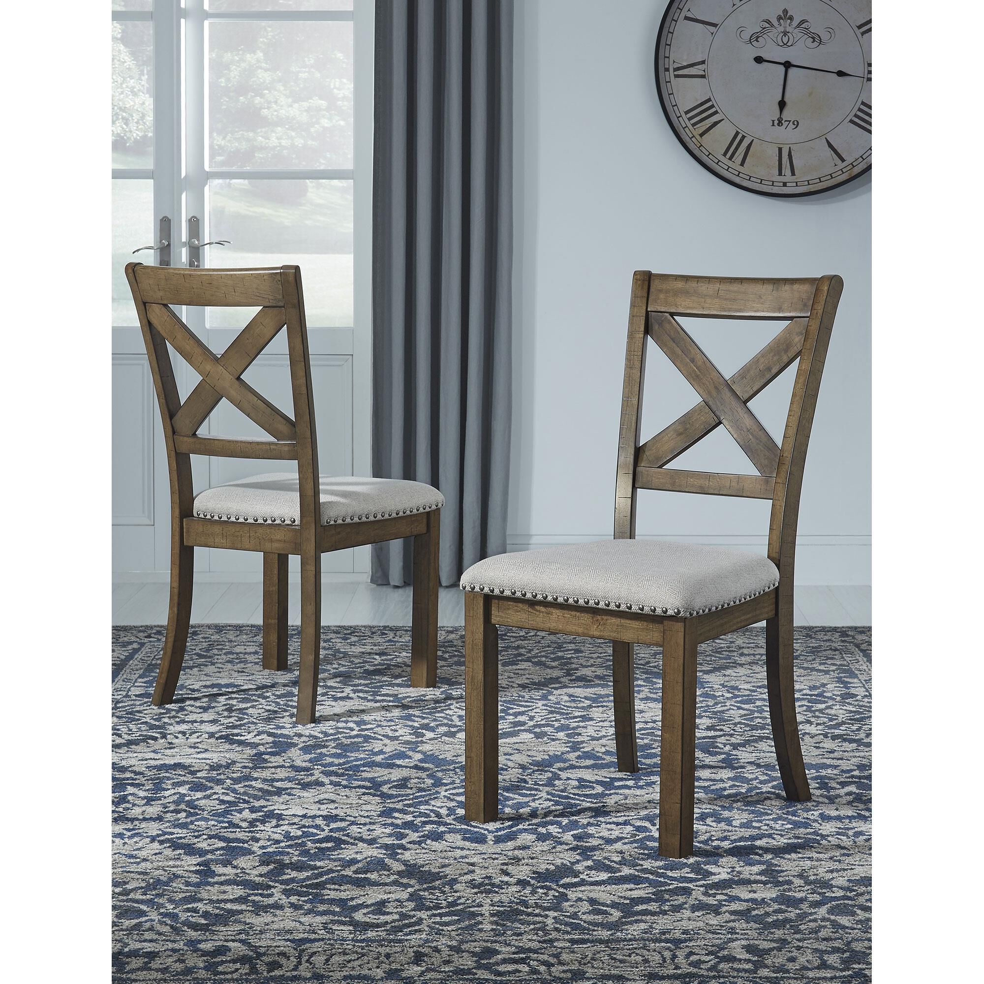 Grey beige dining hotsell chairs