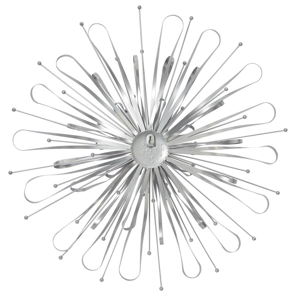 Maple and Jade 16&quot;, 20&quot;, 24&quot; Wall Sculptures in Satin Silver &#40;Set of 3&#41;, , large