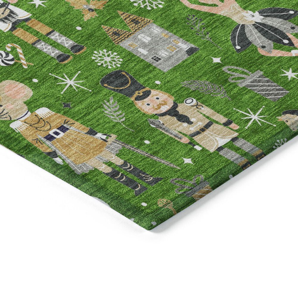 Dalyn Rug Company Wonderland WN35 Green 3&#39; x 5&#39; Area Rug, , large