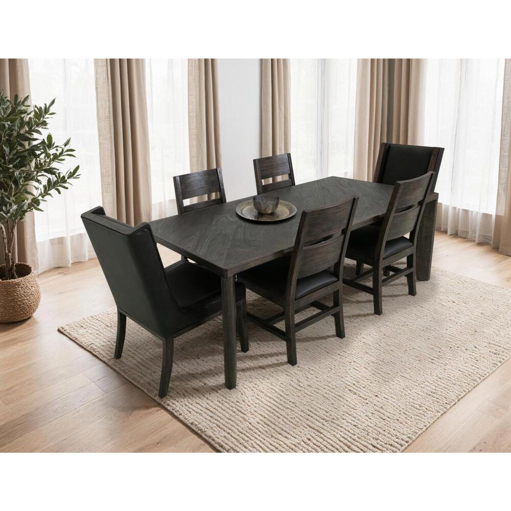 Fallridge Dark Teak Dining Table in Oil Black - Table Only, , large