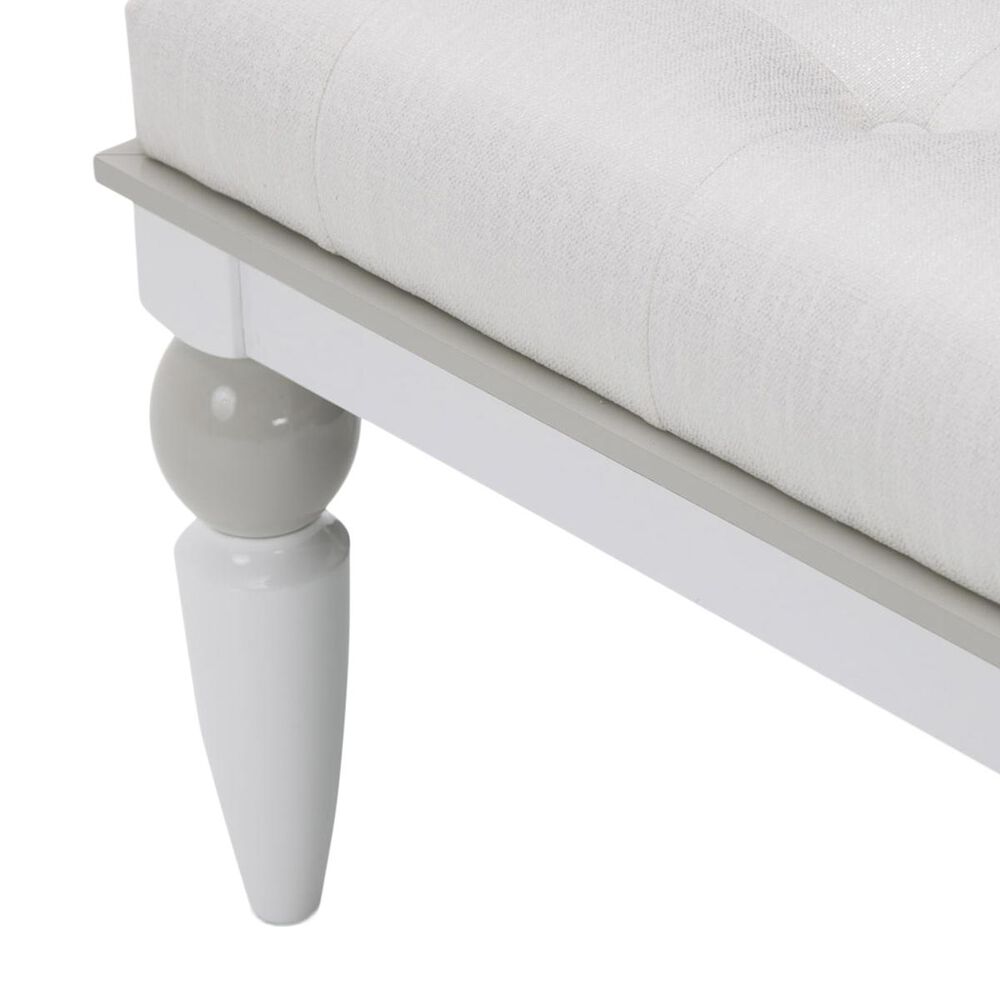 Vista Haus Sky Tower Bedside Bench in White Cloud, , large