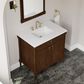 James Martin Kinnsden 26" Rectangular Mirror in Sable Oak, , large