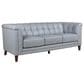 Hydeline Arvo Stationary Leather Sofa in Spa Blue, , large