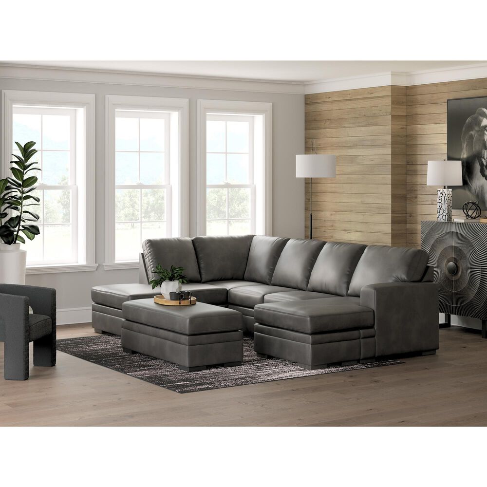Ashley Lofton-Pike Oversized Accent Ottoman in Shadow, , large