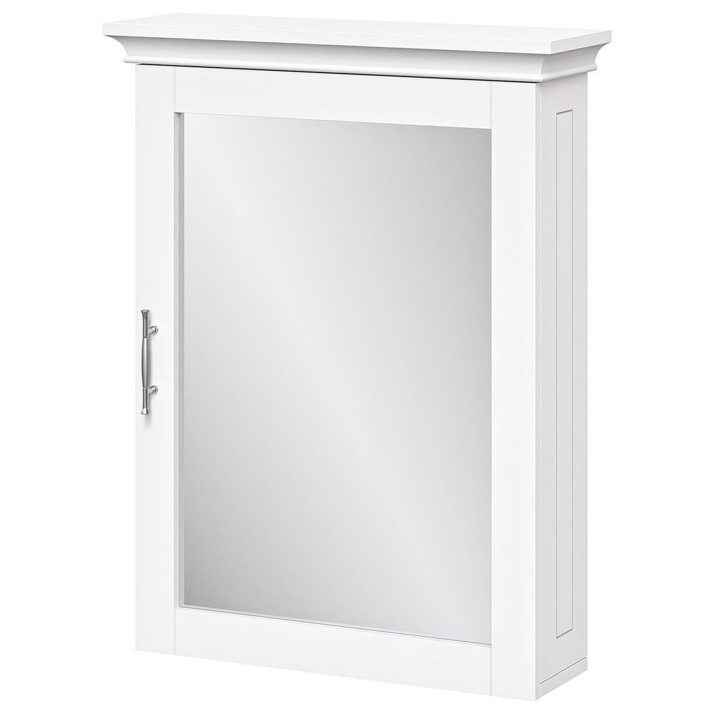 RiverRidge Home Somerset Wall Cabinet with Mirror in White, , large