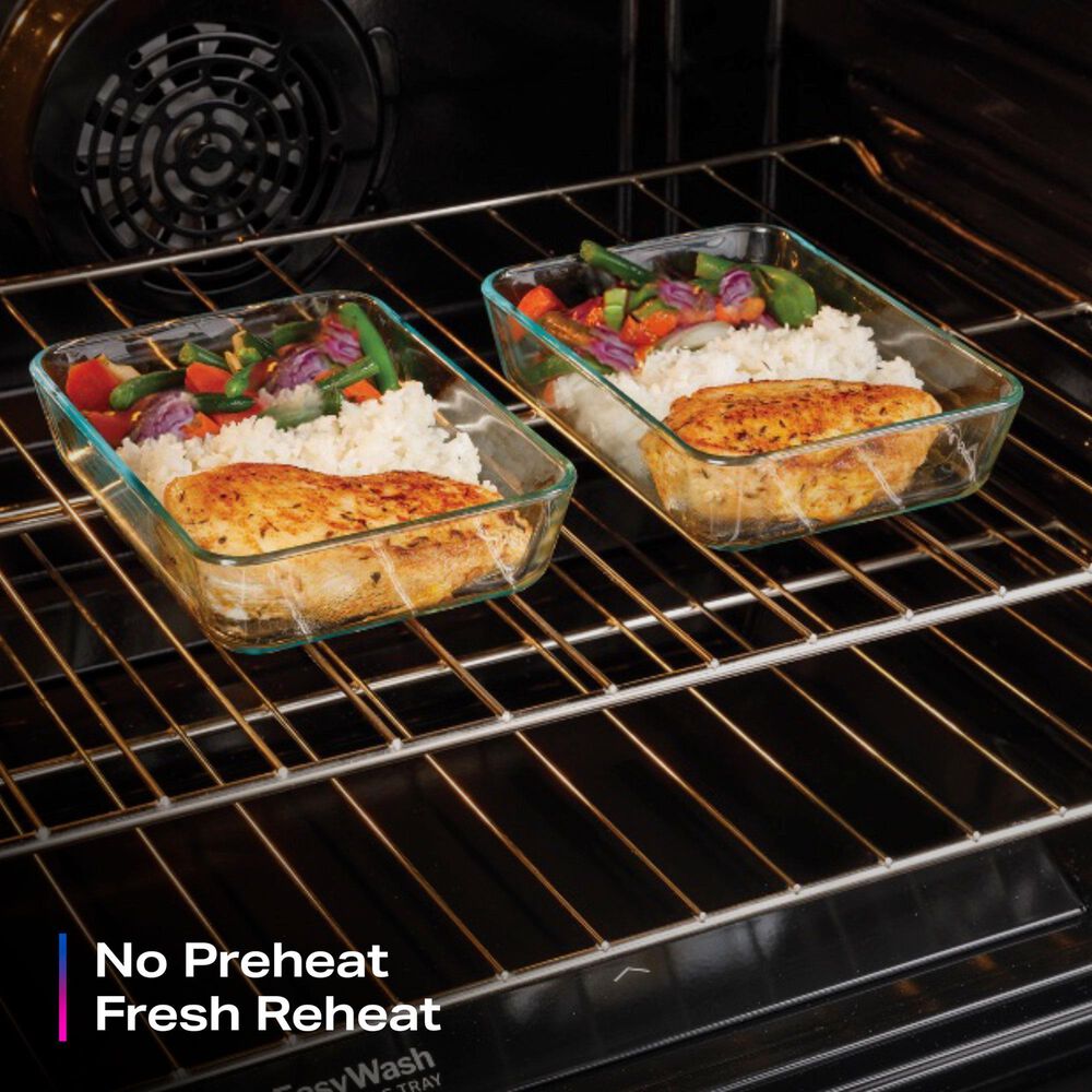 GE Profile 2-Piece Kitchen Package with 30" Smart Slide-In Electric Range and Over-the-Range Sensor Microwave Oven in Stainless Steel, , large