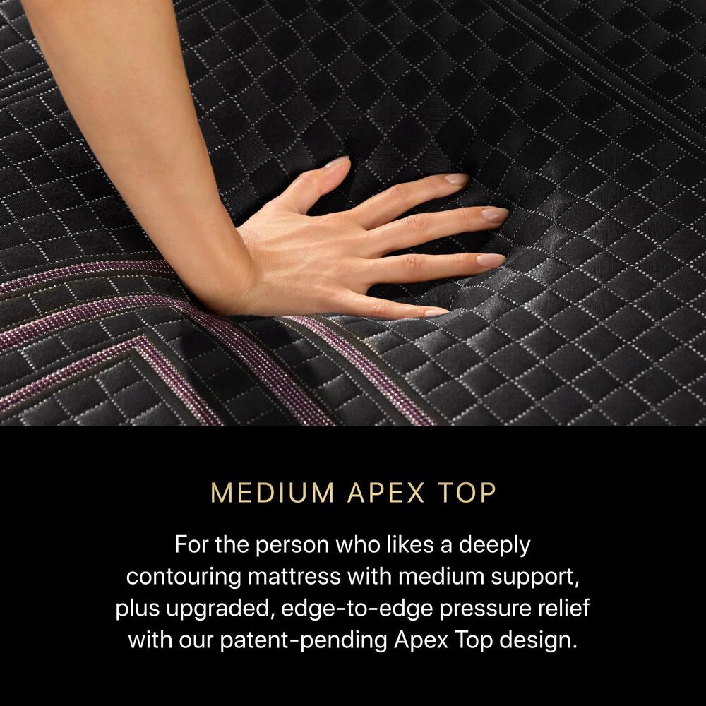 Beautyrest Black Hybrid Series 2 Medium Apex Top Twin XL Mattress, , large