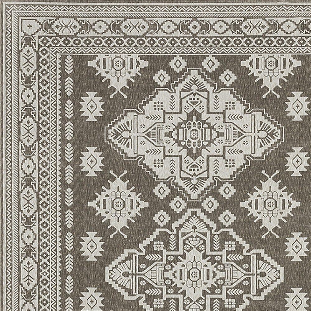 Oriental Weavers Intrigue INT06 3&#39;10&quot; x 5&#39;5&quot; Grey Area Rug, , large
