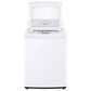 LG 4.1 Cu. Ft. Top Load Washer with 4-Way Agitator and TurboDrum Technology in White, , large