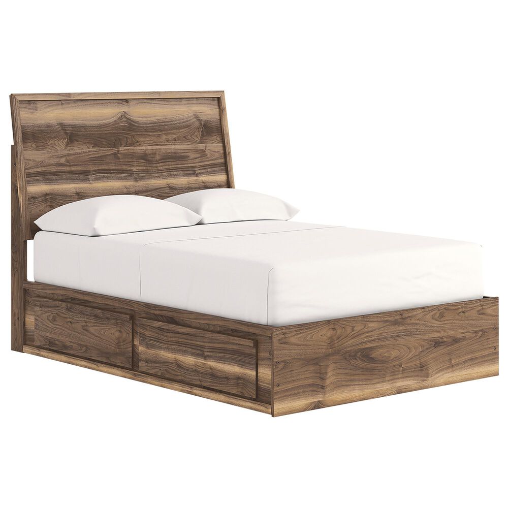 Ashley Chirason Full Panel Bed in Brown, , large