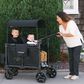Wonderfold Elite Pro 2-Seater Stroller Wagon in Jet Black, , large