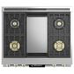 Monogram 36" Dual-Fuel Professional Range with 4 Burners and Griddle in Stainless Steel, , large