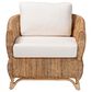 Baxton Studio Roma Arm Chair in Natural, , large