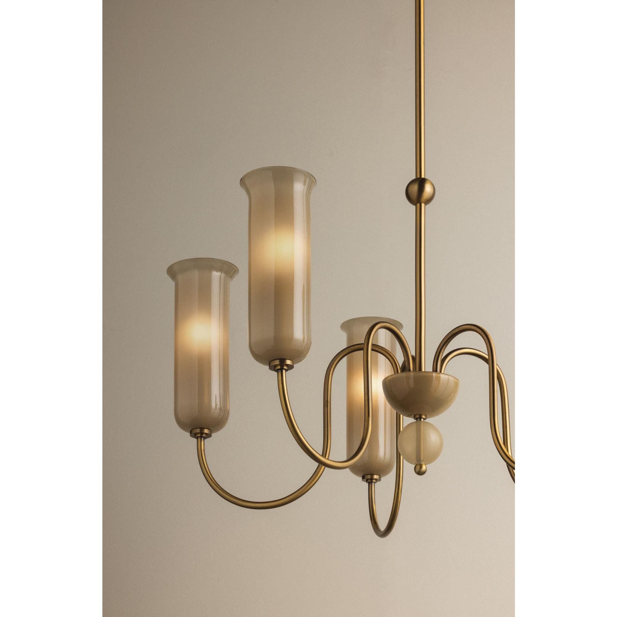 Mitzi Lighting Alessandra 5-Light Chandelier in Patina Brass