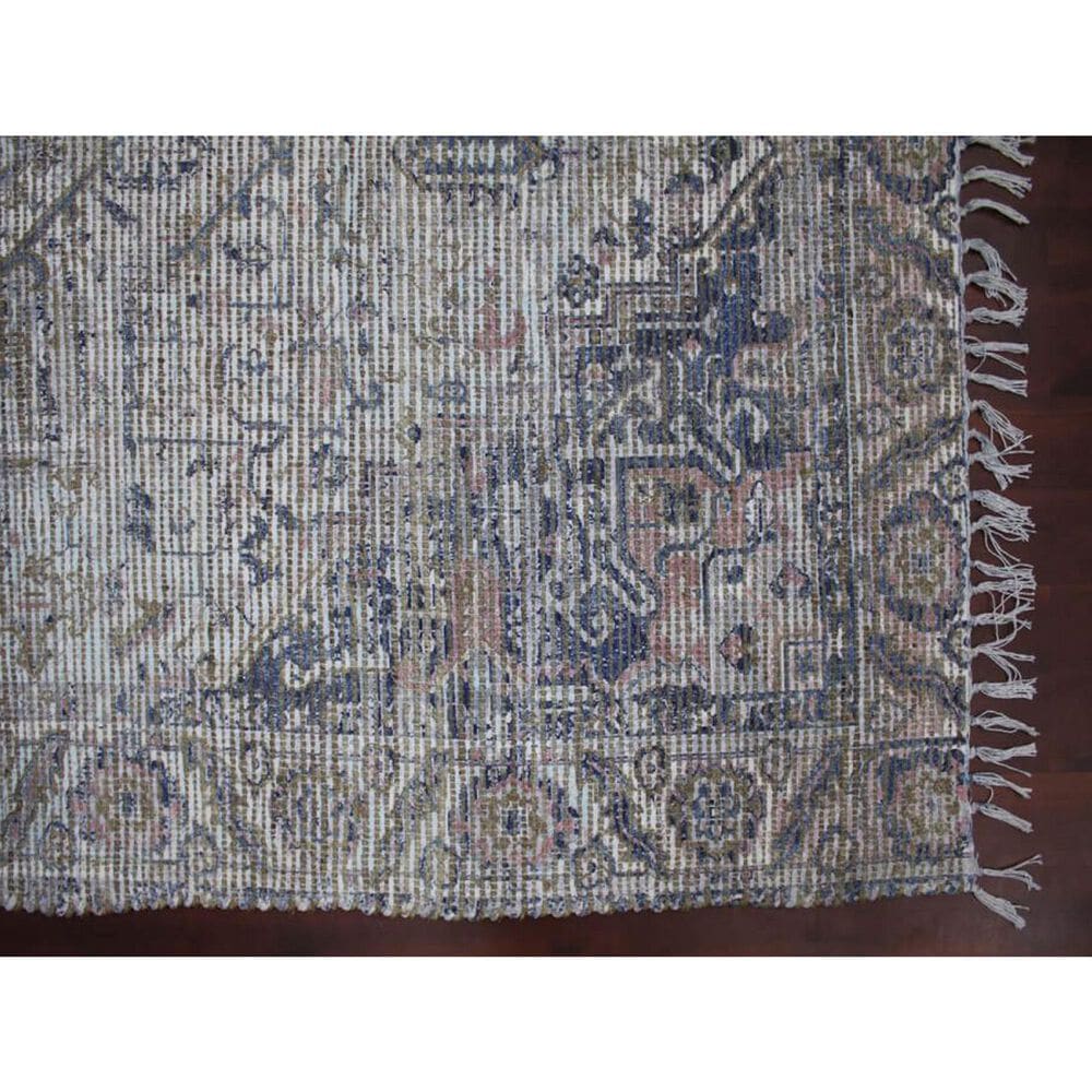 Amer Rugs Prairie 8&#39; x 10&#39; Light Blue and Pink Area Rug, , large