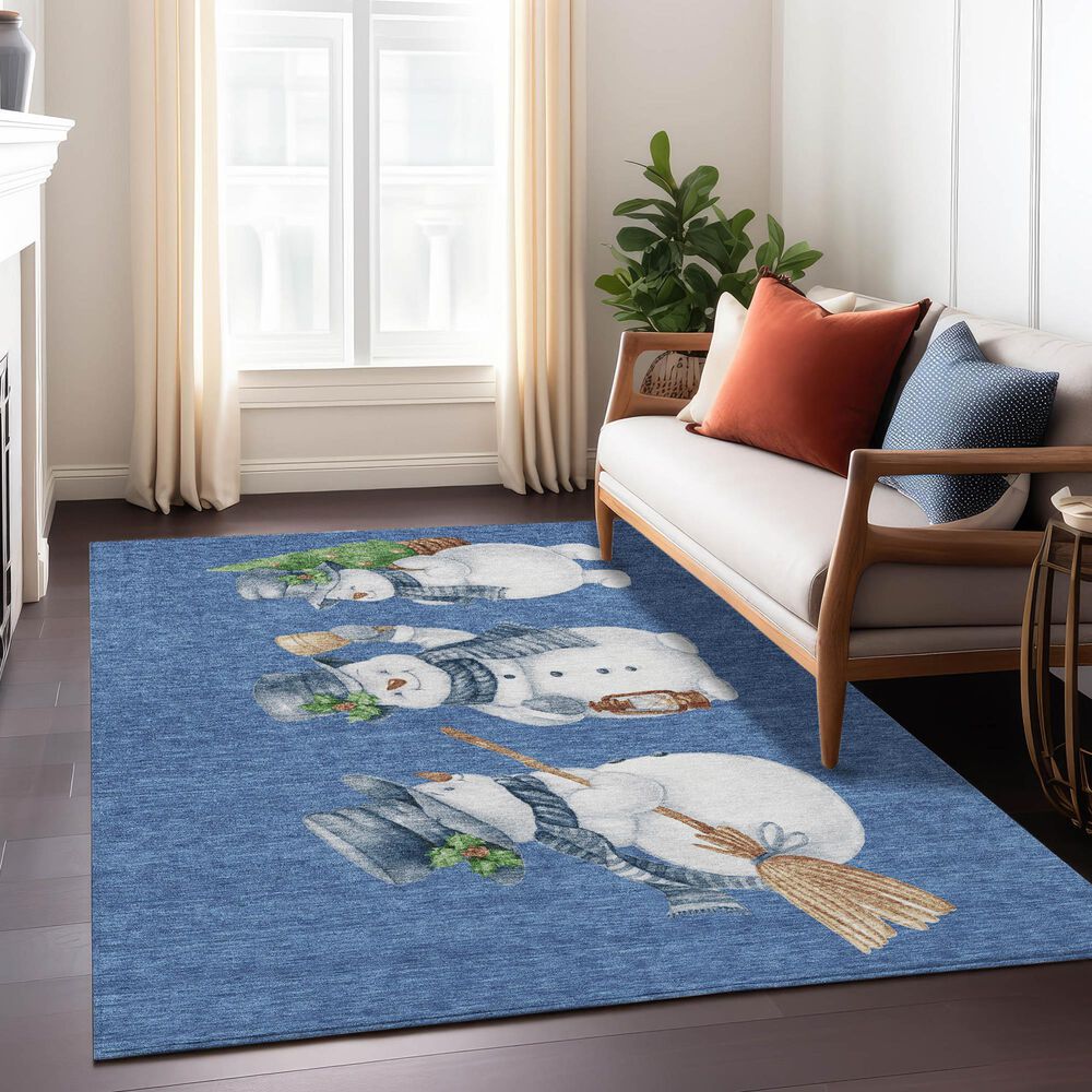 Dalyn Rug Company Wonderland WN34 Navy 5&#39; x 7&#39;6&quot; Area Rug, , large