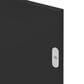 HOMLUX Kitchen Island with Power Outlet and Drop Leaf in Black, , large