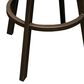 Delaware Dining Malibu 26" Swivel Barstool in Sun Bronze/Dark Brown, , large
