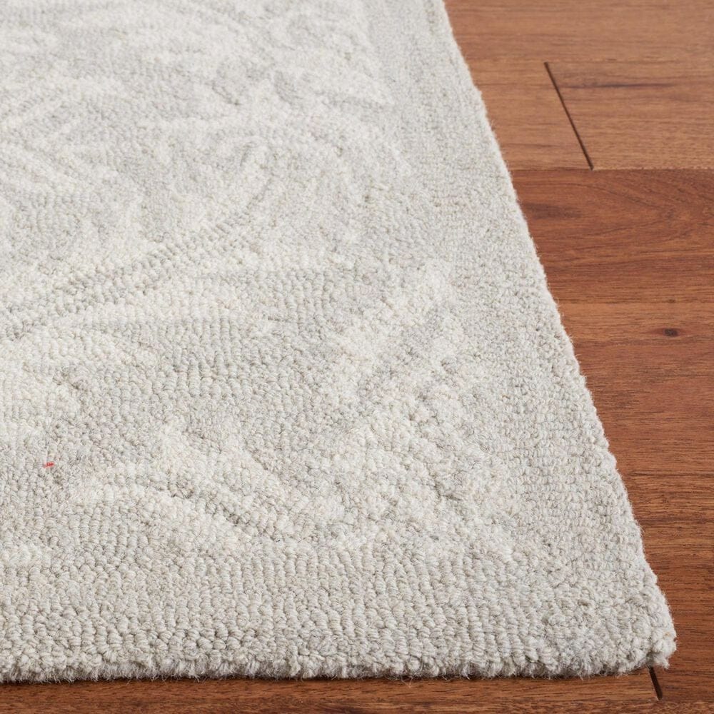 Safavieh Micro-Loop 8&#39; x 10&#39; Silver Area Rug, , large