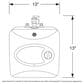 GE Appliances 2.5-Gallon Mini Electric Point of Use Water Heater in Gray, , large