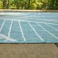 Ashley Hulsia 5" x 7" Ivory and Aqua Outdoor Rug, , large