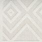 Nourison Versatile 8" x 10" Ivory and White Indoor/Outdoor Area Rug, , large