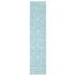 Safavieh Tulum 2" x 9" Turquoise and Ivory Runner, , large