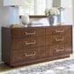 Lexington Furniture Fenwick 6-Drawer Dresser Only in Rich Sable Brown, , large
