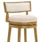 Armen Living Noely Bar Height Stool in Amber Glow, , large