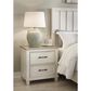 Ashley Shaybrock 2-Drawer Nightstand in Antique White and Brown, , large