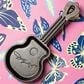 Lodge 2.2-Quart Dolly Parton Rockstar Guitar Mini Skillet in Black, , large