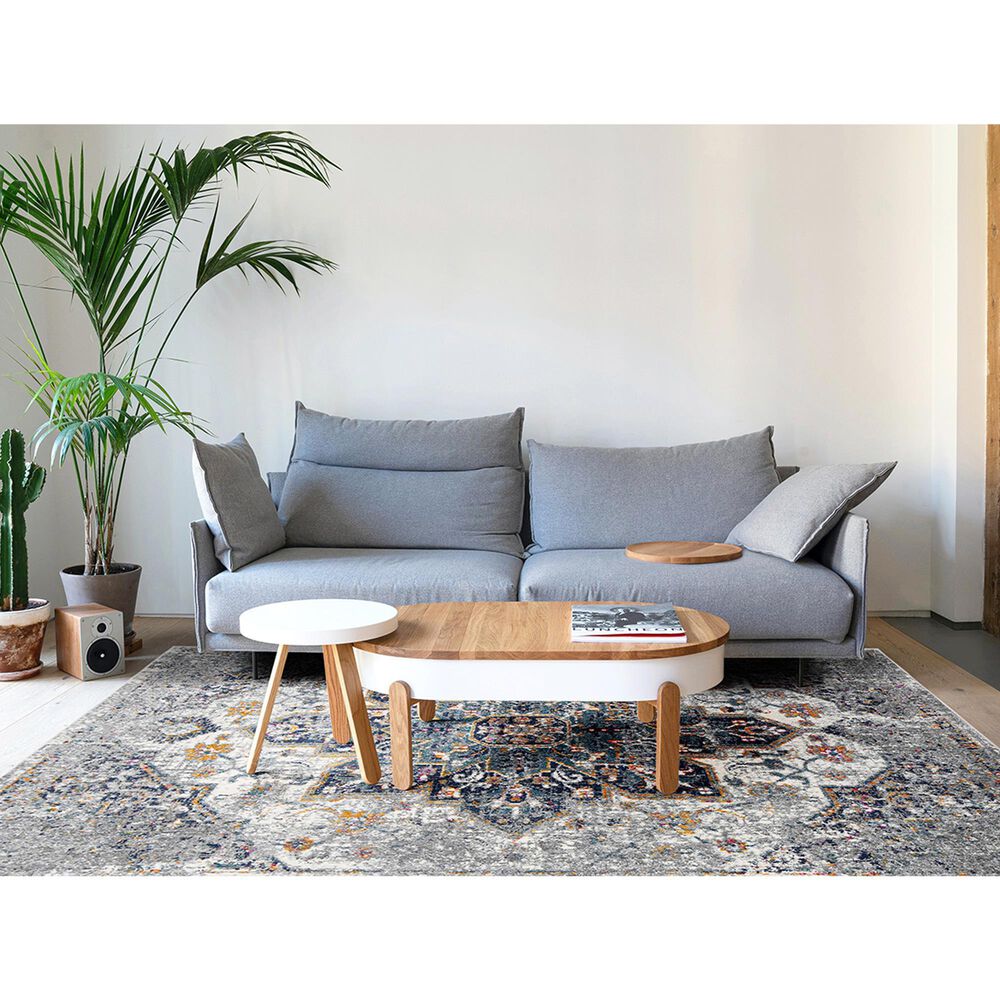 Amer Rugs Montana 7&#39;10&quot; x 10&#39;10&quot; Gray and Blue Area Rug, , large