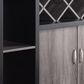 Furniture of America Landers Wine Cabinet in Gray and Dark Taupe, , large