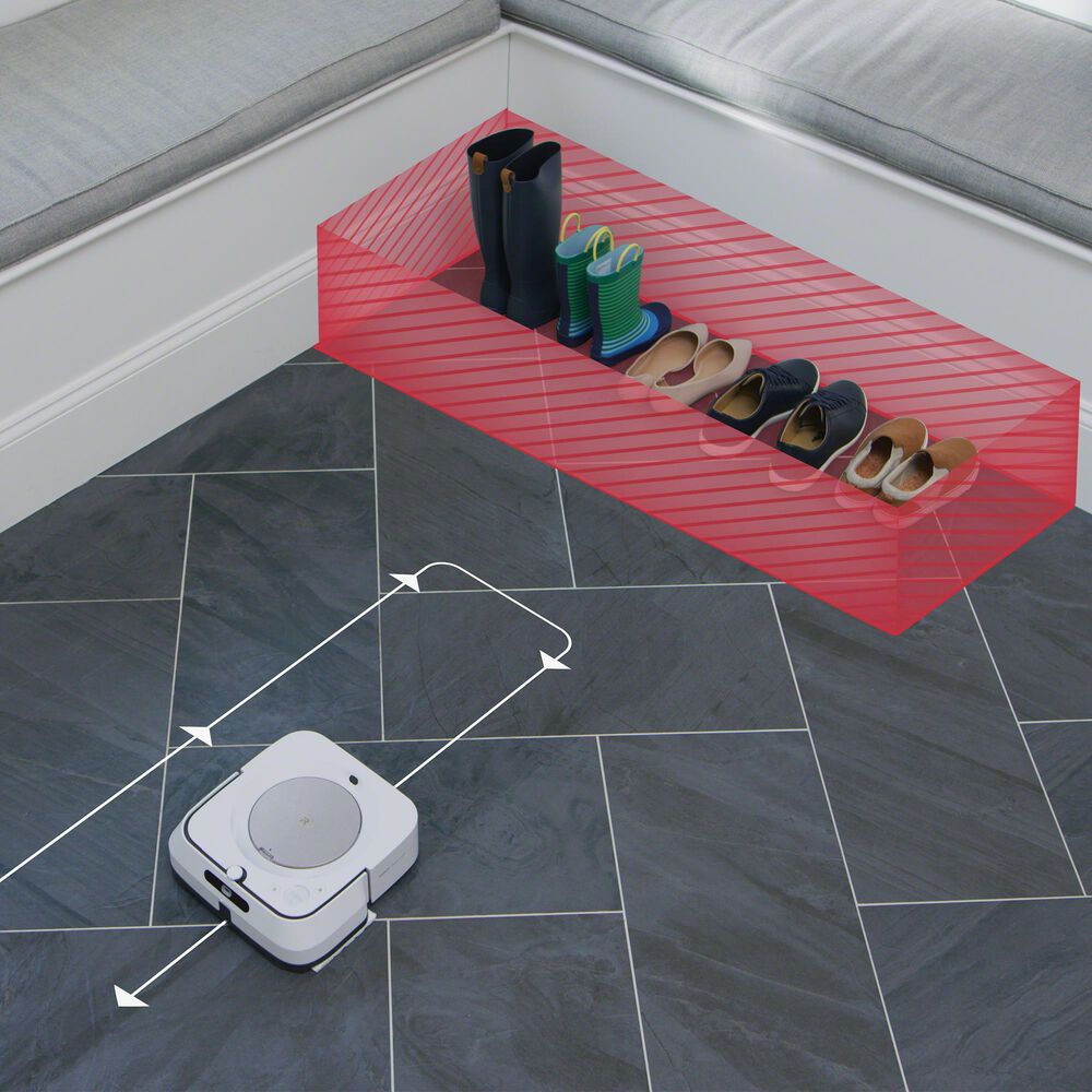 iRobot Braava Jet M6 Wi-Fi Connected Robot Mop in White, , large