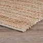 L&R Resources Natural Fiber Geometric Gray 7"9" x 9"9" Area Rug, , large