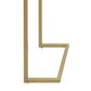 Carolina Chair and Table Monaco Glass Top Console in Gold, , large