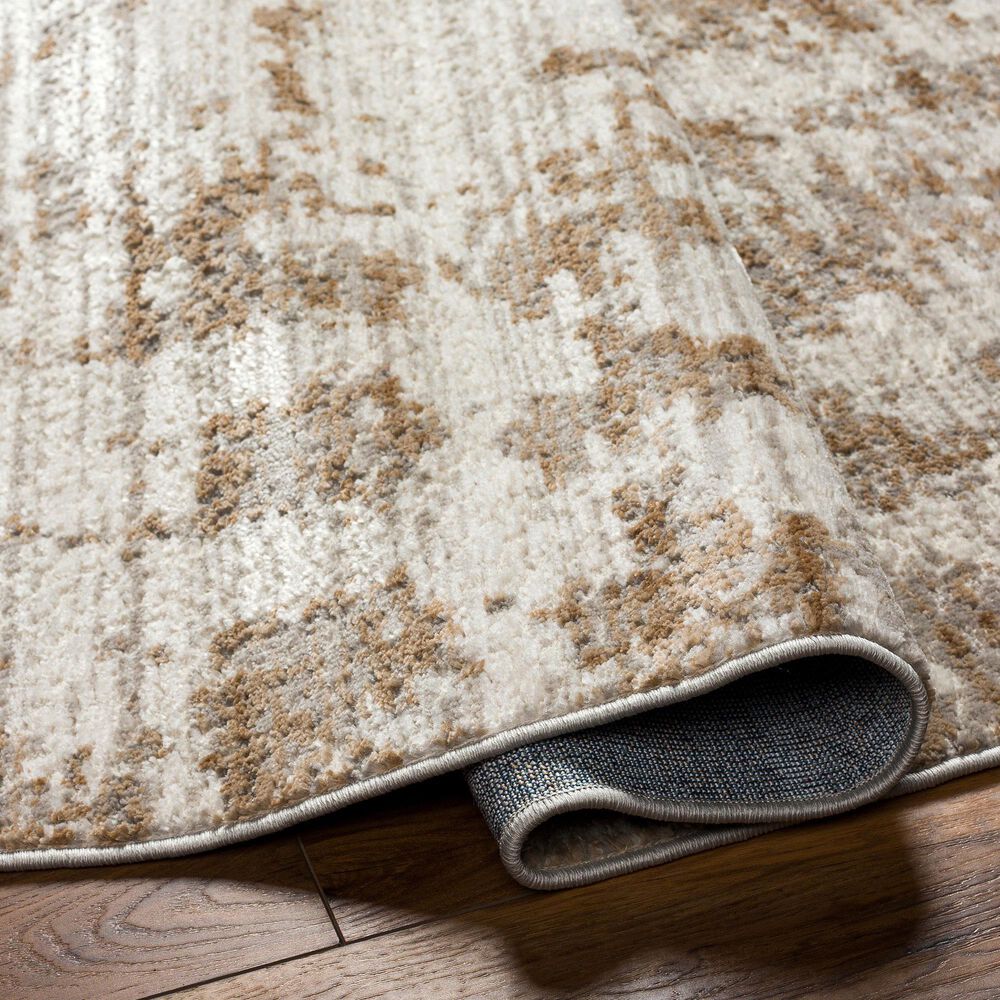 Surya Masha 2&#39; x 3&#39; Ivory, Gray, Cream, Light Brown and Brown Area Rug, , large